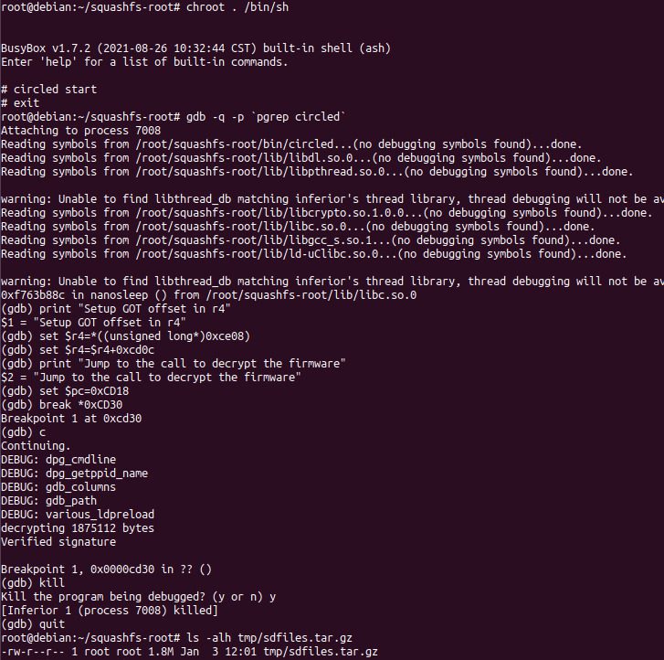 screenshot of a terminal app